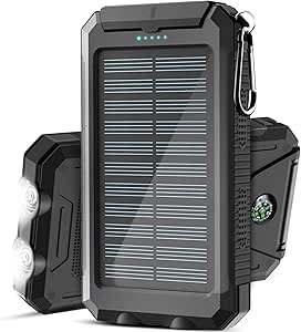 Cargador solar portátil 20,000 mAh